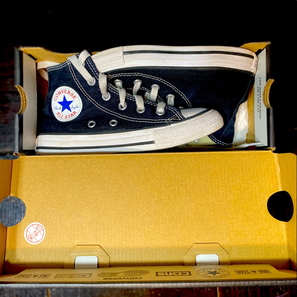Black High Top Converse